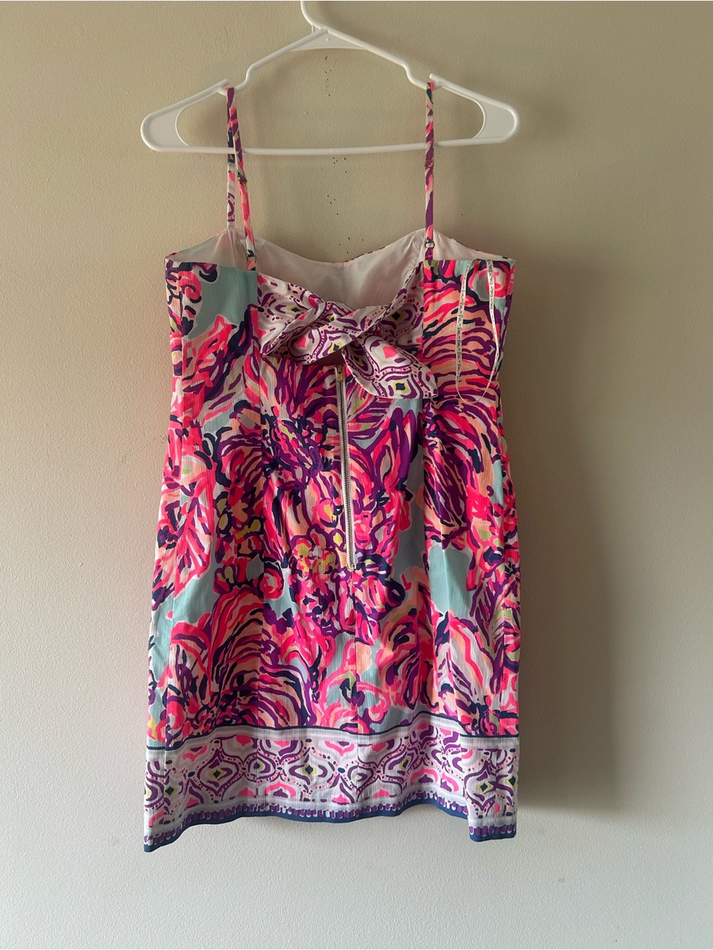 Lilly Pulitzer Bright Floral Sundress in Pink, Coral & Aqua - Picture 2 of 5
